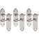 Designer Levers Scroll Door Handle Satin 3 93x42mm