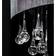 vidaXL 85 Crystals Black Pendant Lamp 45cm