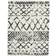 Think Rugs Scandi Berber G272 White, Black 120x170cm