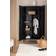 Venture Design Pirig Black Garderob 85x183cm