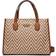 Guess Silvana Raffia Handbag Brown T/U