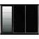 SECONIQUE Nevada Black Gloss Wardrobe 242.5x194cm