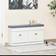 Homcom Shoe White/Grey Storage Bench 104x55cm