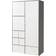 IKEA VIsthus Grey/White Garderob 122x216cm