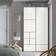 IKEA VIsthus Grey/White Garderob 122x216cm