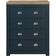 Birlea Highgate Navy/Oak Chest of Drawer 79x94cm