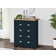 Birlea Highgate Navy/Oak Chest of Drawer 79x94cm