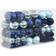 Sunnydaze Decor SME-846 Blue/Silver Christmas Tree Ornament 2.2" 100pcs