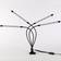 Sunflux Luminaire Black Bordlampe 35cm