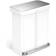 Simplehuman Hands-Free Dual Compartment Recycling Kitchen Step Trash Can with Lid 58L