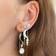 Stine A Big Dot Bella Moon Earring - Silver/Blue