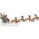 Konstsmide Santa In A Sledge B/O Multicolored Decoration 14cm