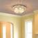 Homcom Crystal Transparent Ceiling Flush Light 40cm