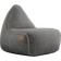 SACKit Cobana Lounge Grey Chair & Pouf Sækkestol 2stk