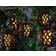Veli Line Solar Cell with Flame Effect Black Lyskæde 5 Pærer 5stk