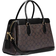 Coach Mini Darcie Carryall Bag In Signature Canvas - Gold/Brown Black