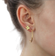 Christina Four Leaf Clover Earrings - Gold