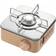 Shein 1pc Khaki Portable Camping Gas Stove Outdoor Cooking Stove For Bbq