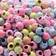 Shein 50pcs/set 8mm Multicolor Round Spacer Beads With Imitation Crystal Effect For Diy Jewelry Making Supplies
