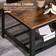 Homcom Industrial 2-Tier Retro Wood Grain Coffee Table 60x106cm