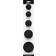 Millarco Home It Black Tøjkrog 4.5cm 5stk