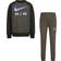 Nike Embroidered Logo Tracksuit In Cotton Mix - Green