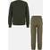 Nike Embroidered Logo Tracksuit In Cotton Mix - Green
