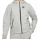 Nike Girl's Sportswear Tech Fleece Full-Zip Hoodie - Dark Gray Heather/Black/Black