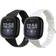 Kwmobile Silicone Band for Fitbit Versa 4/ Sense 2/Versa 3/Sense 2-Pack