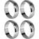 Himla Monaco Silver Servettring 4st