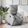 vidaXL Lifting Function Light Grey Fauteuil 99cm