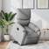 vidaXL Lifting Function Light Grey Lænestol 99cm