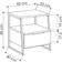 LOTO LIVING Pal Light Mocha Sängbord 40x40cm