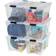 Iris 53 Quart Clear Storage Box 13.2gal 6pcs