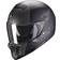 Scorpion EXO-HX1 Matt Black Silver Mujer, Hombre