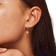 ENAMEL Copenhagen Petite Soleil Stud Earrings - Gold/Green