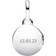 Pandora Openable & Engravable Love Locket Dangle Charm - Silver/Transparent