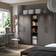 IKEA Pax Forsand Dark Grey Garderob 250x201cm