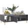 vidaXL 806021 Grey High Gloss Coffee Table 60x103.5cm