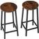 tectake Corby Industrial Light Rustic Barstol 66cm 2stk