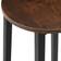 tectake Corby Industrial Light Rustic Bar Stool 66cm 2pcs