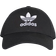 adidas Trefoil Baseball Cap - Black/White