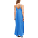 Selected Satin Maxi Dress - Nebulas Blue