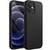JeTech Silicone Case for iPhone 12/12 Pro, 6.1-Inch, Silky-Soft Touch Full-Body Protective Case, Shockproof Cover with Microfiber Lining, Black