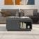 vidaXL 814526 Grey Soffbord 81x80cm