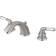 Kingston Brass GKB967 Water Saving Magellan Widespread Lavatory Faucet Cromo Lucido, Nichel Spazzolato
