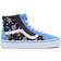 Vans Little Kid's Sk8-Hi Reissue Side Zip - Glow Cosmic Zoo Black/Blue