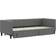 vidaXL Daybed With Extension Dark Grey Soffa 223cm 3-sits