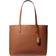 Michael Kors Eliza Extra-Large Pebbled Reversible Tote Bag - Luggage