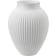 Knabstrup Keramik Fluted White Vas 35cm